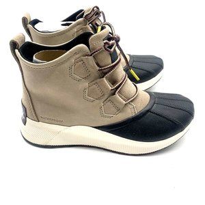 Sorel ONA mixed Leather Lace-Up Sport Booties